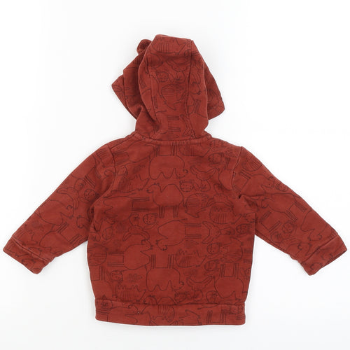 George Baby Brown   Pullover Jumper Size 6-9 Months  - Animals