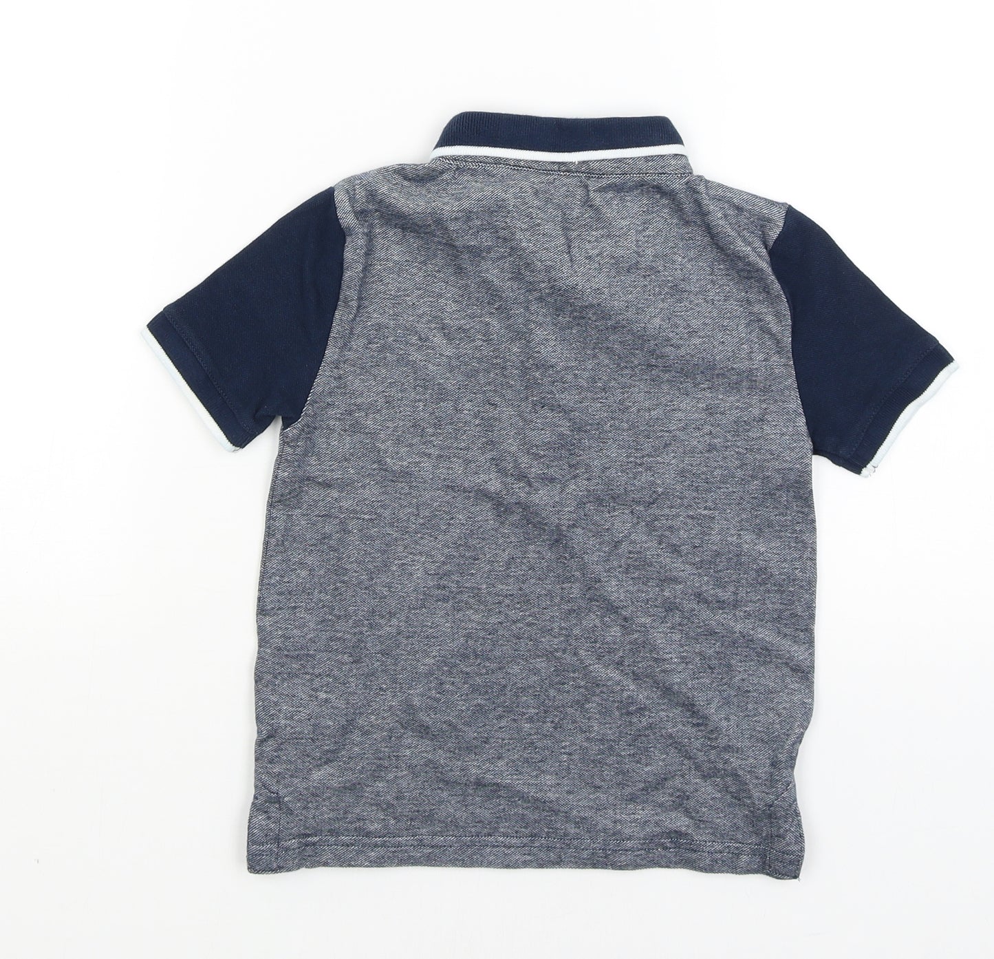 Primark Boys Blue   Basic Polo Size 4-5 Years