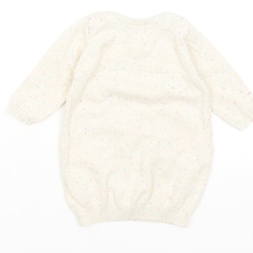 M&S Baby Ivory   Pullover Jumper Size 0-3 Months  - Deer