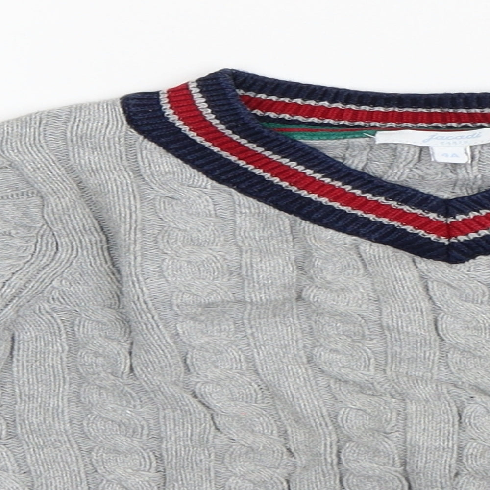 Jacadi Boys Grey   Henley Jumper Size 4 Years