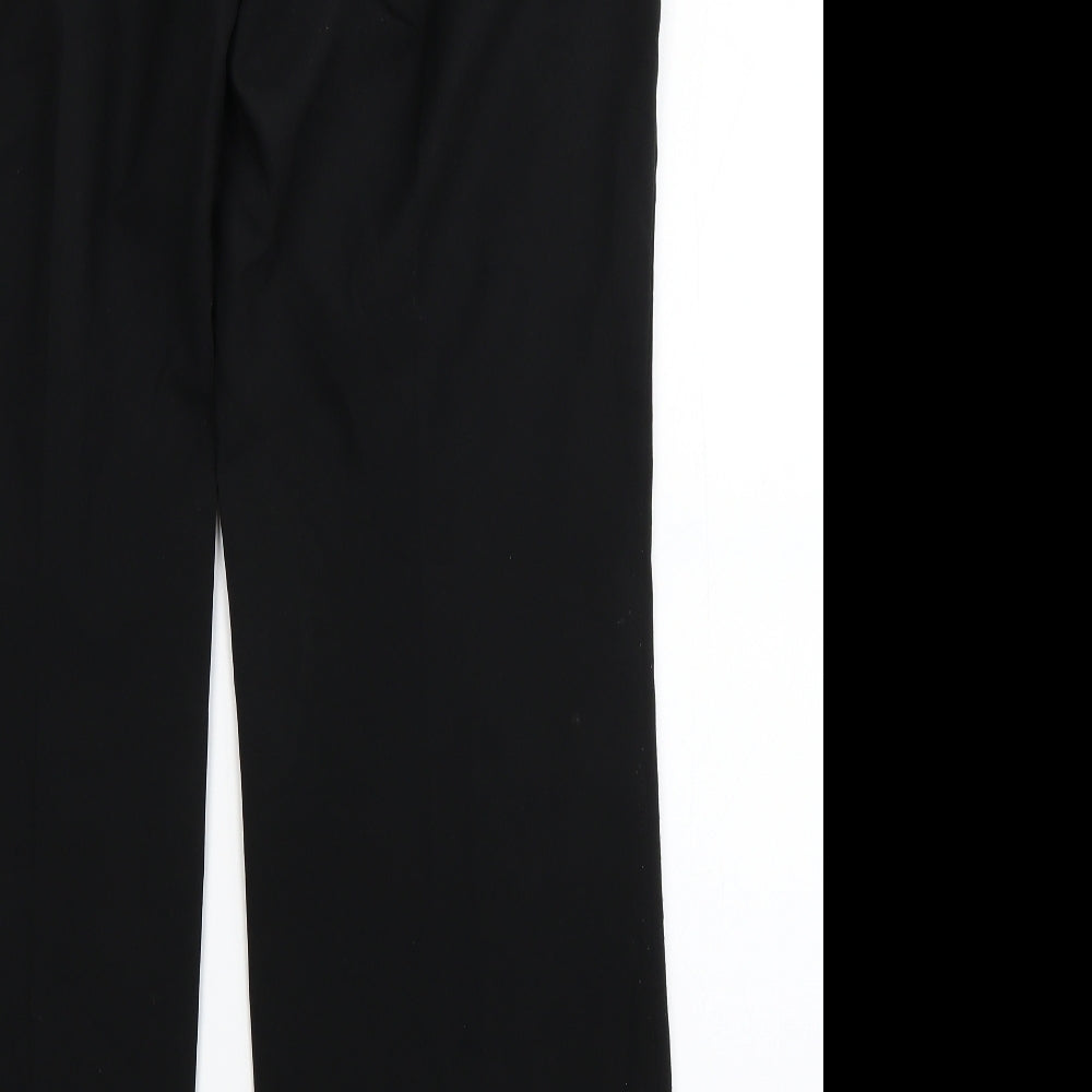 Marks and Spencer Womens Black   Trousers  Size 14 L32 in