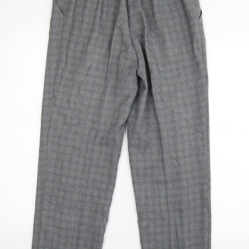 Marks and Spencer Womens Grey   Trousers  Size 10 L26 in