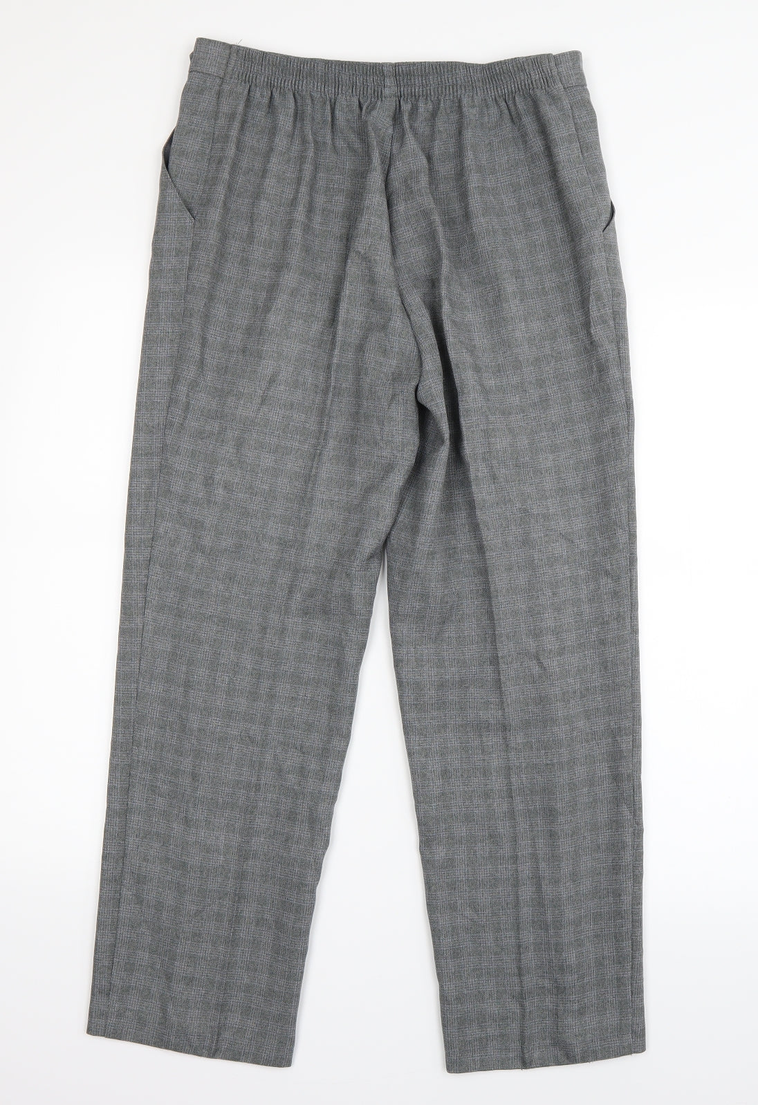 Marks and Spencer Womens Grey   Trousers  Size 10 L26 in