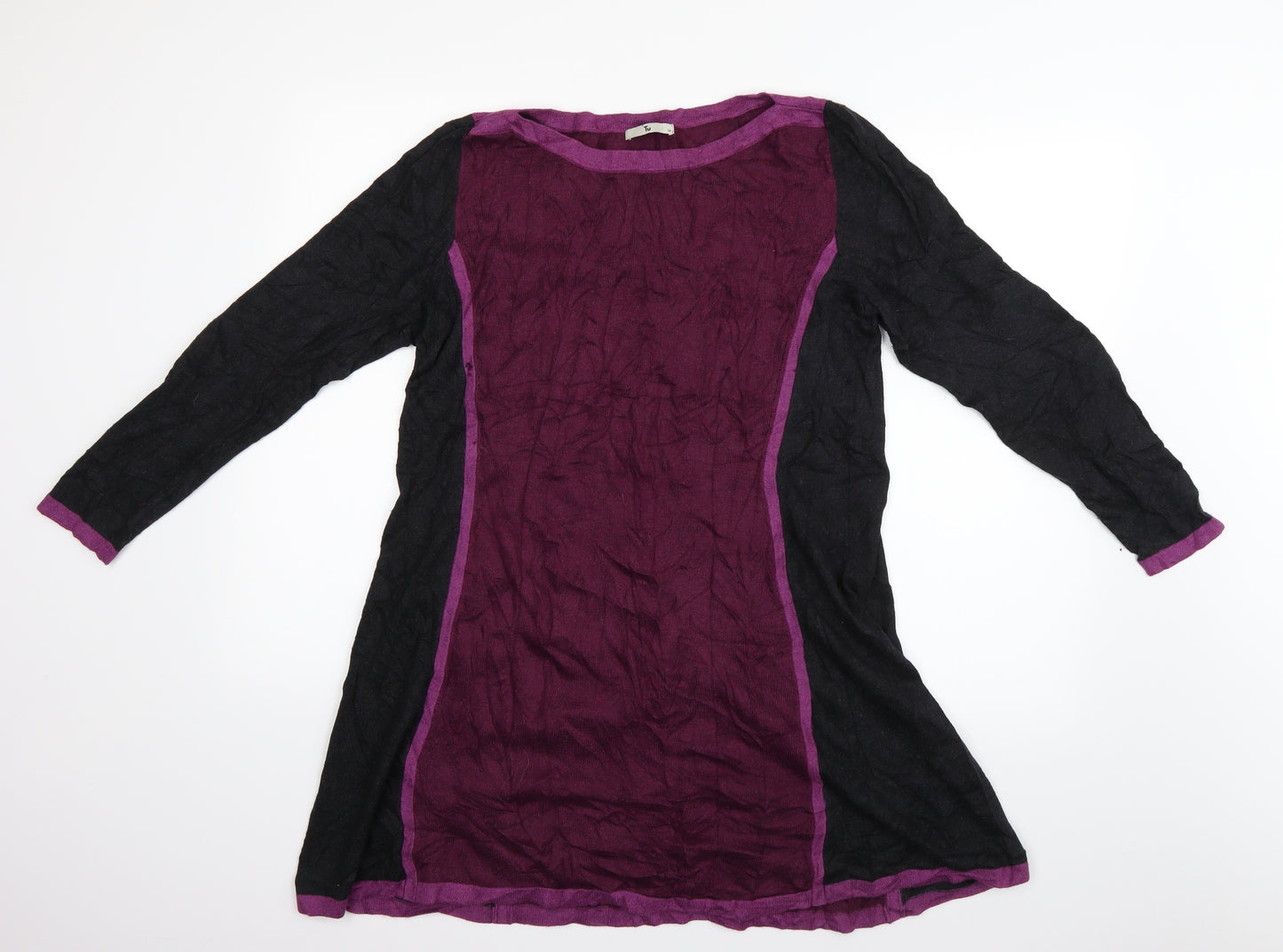 TU Womens Purple   Fit & Flare  Size 16