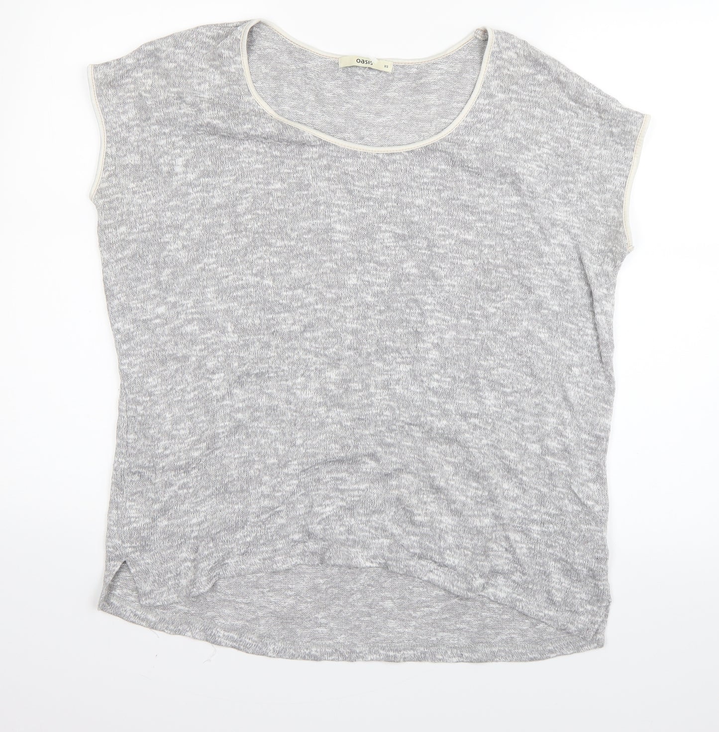 Oasis Womens Grey   Basic T-Shirt Size XS