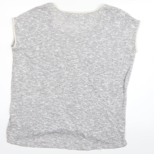 Oasis Womens Grey   Basic T-Shirt Size XS