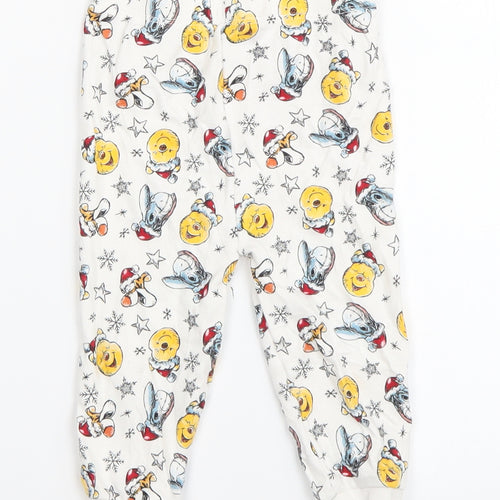 George Baby White   Capri Trousers Size 9-12 Months  - Disney