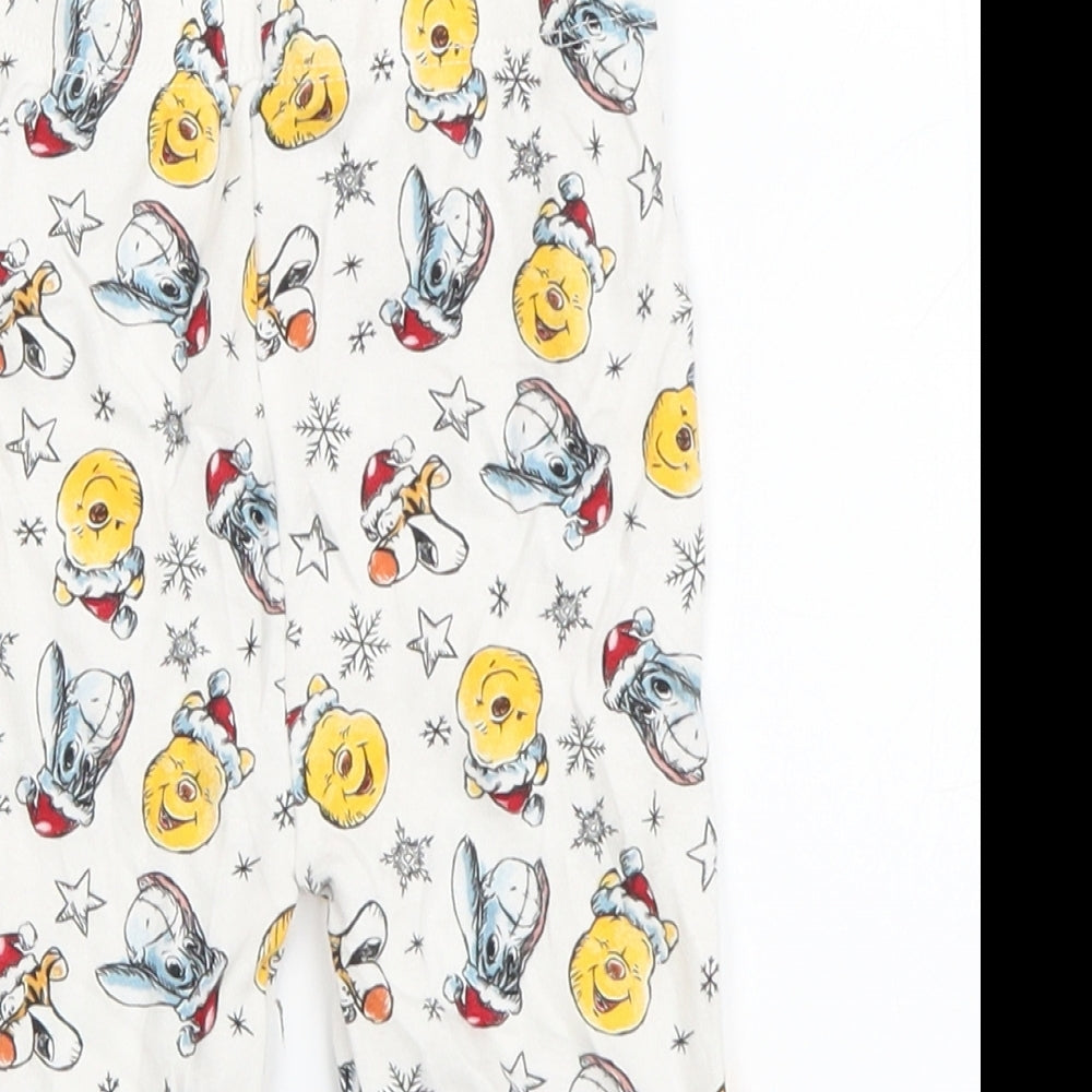 George Baby White   Capri Trousers Size 9-12 Months  - Disney