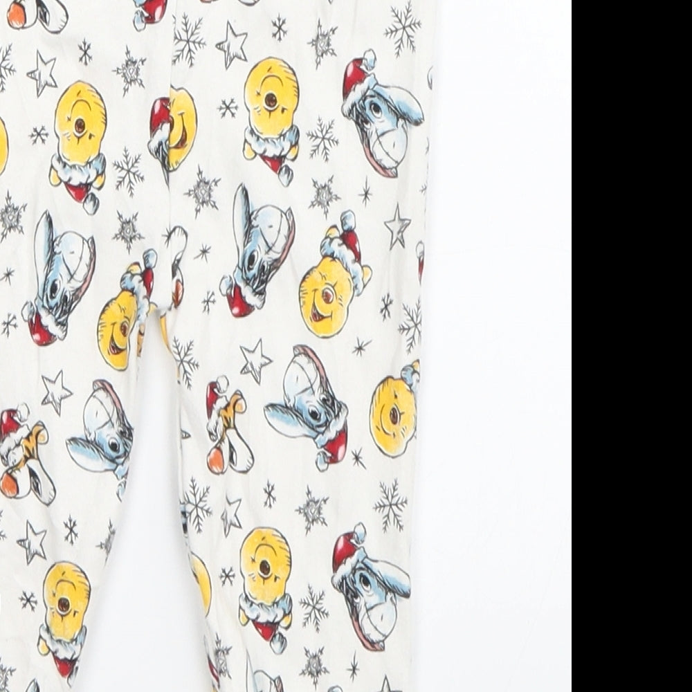 George Baby White   Capri Trousers Size 9-12 Months  - Disney