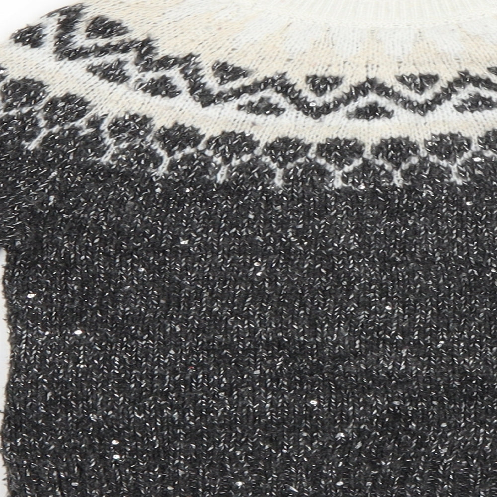 Gap Girls Grey   Pullover Jumper Size 8 Years