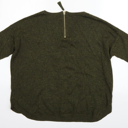 H&M Womens Green   Basic Blouse Size M
