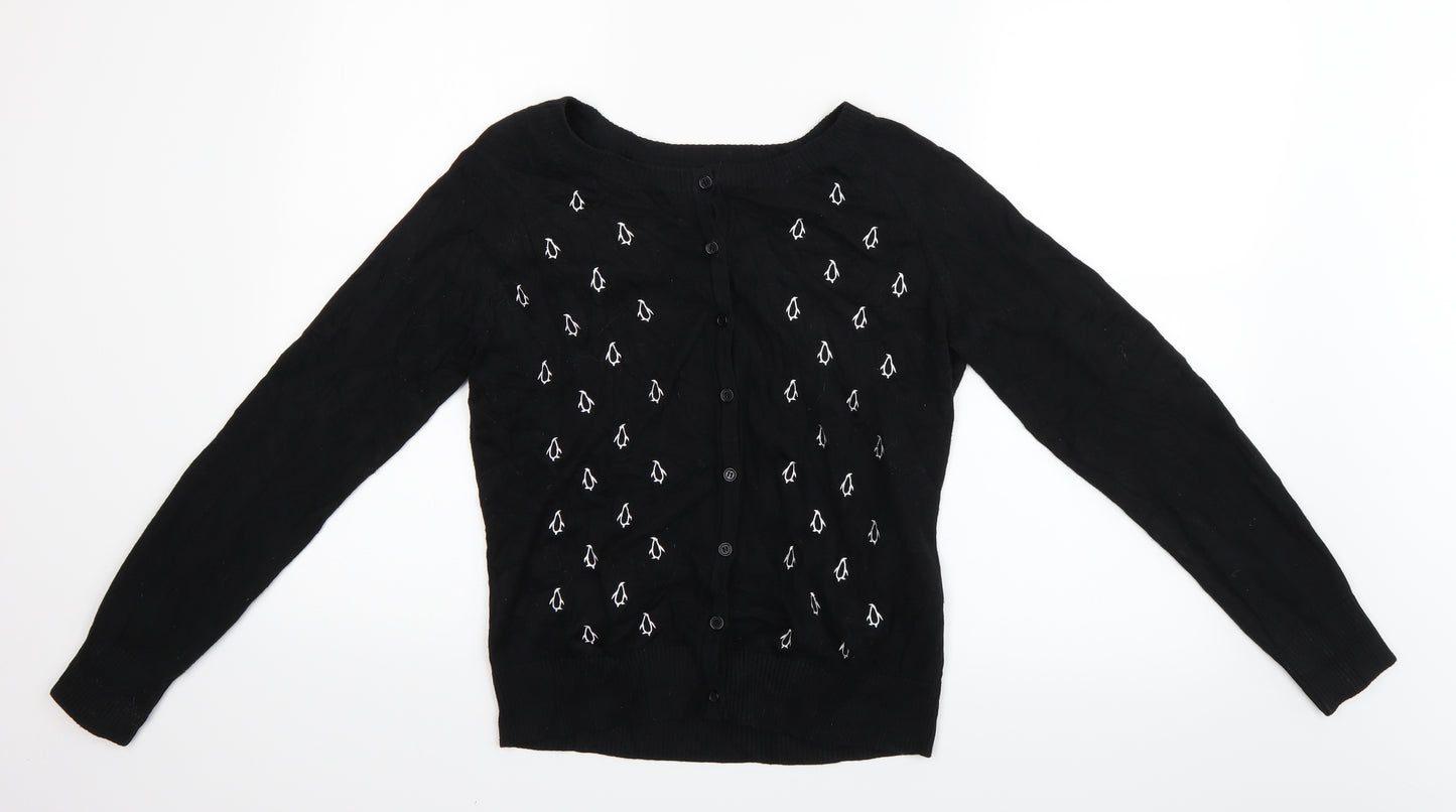 Fever Womens Black   Cardigan Jumper Size 12