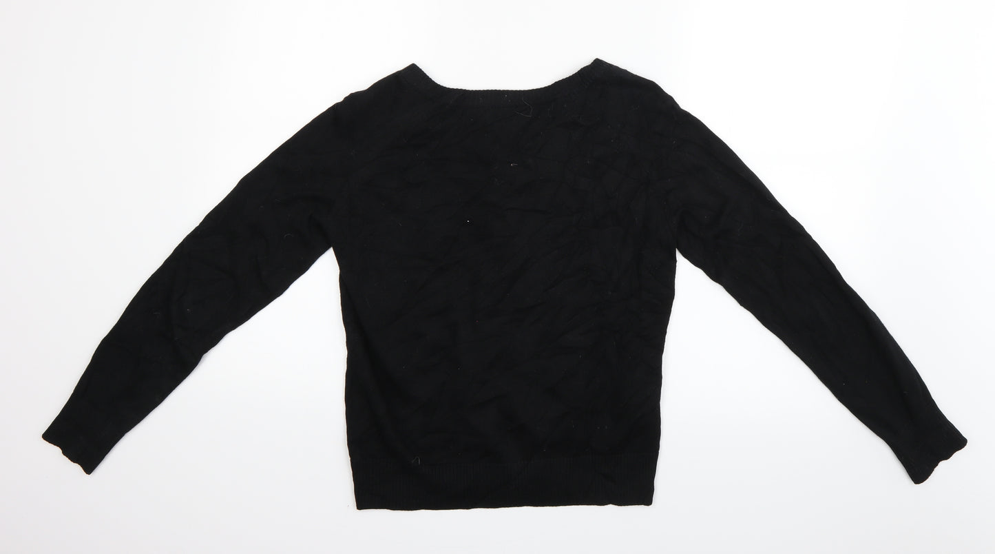 Fever Womens Black   Cardigan Jumper Size 12