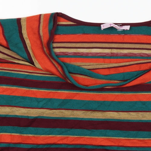 Per Una Womens Multicoloured Striped  Basic Blouse Size 22
