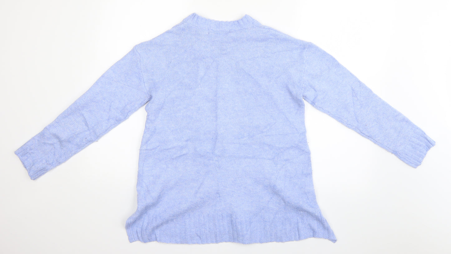 Marks and Spencer Womens Blue   Pullover Jumper Size S