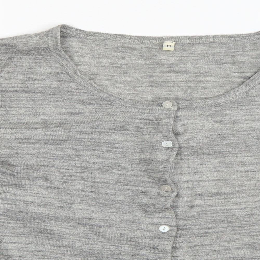 Preworn Womens Grey   Cardigan Jumper Size M