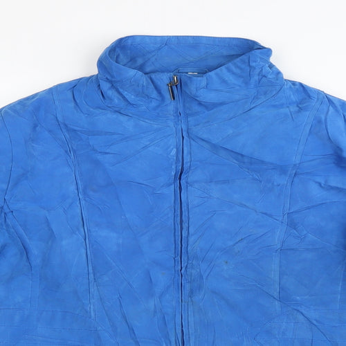 Klass Mens Blue   Windbreaker Coat Size L