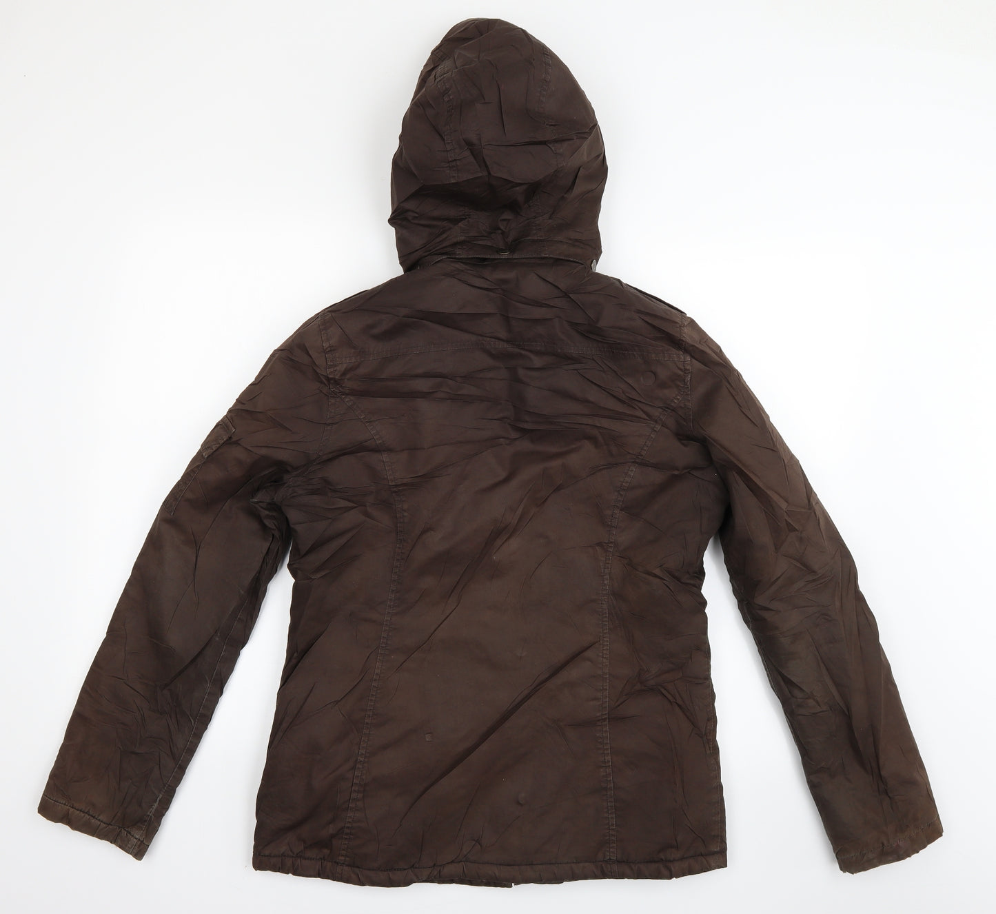 Zara Girls Brown   Parka Coat Size 13-14 Years