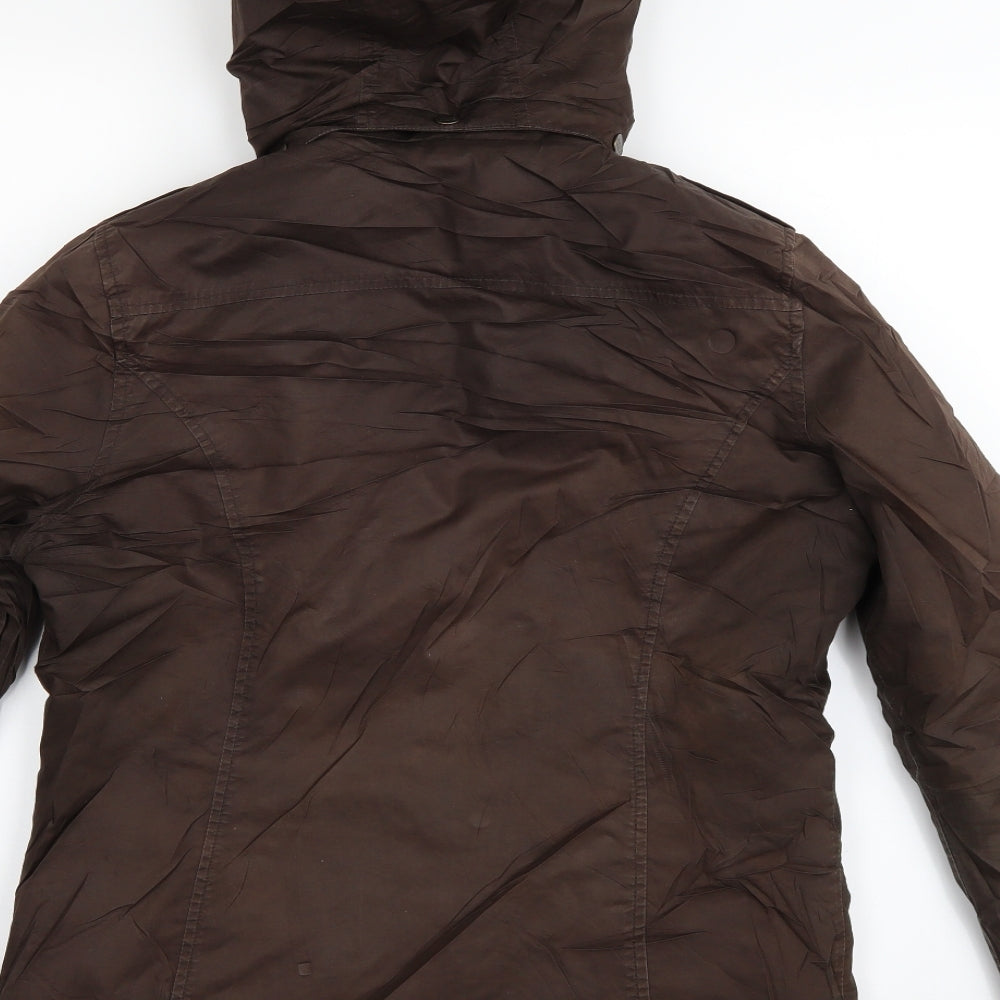 Zara Girls Brown   Parka Coat Size 13-14 Years