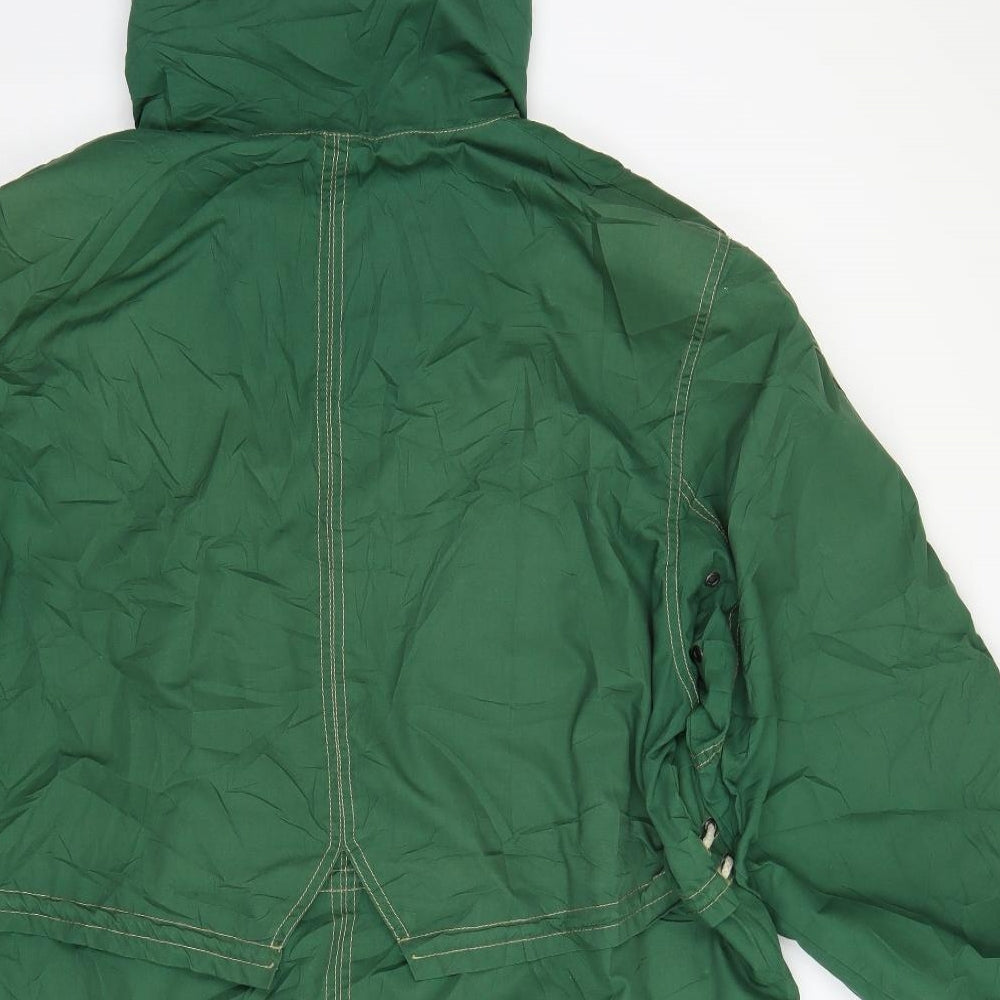 Preworn Mens Green   Windbreaker Coat Size M