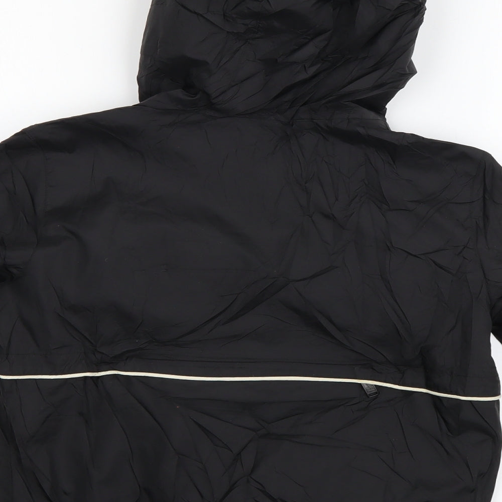 Original Penguin Boys Black   Windbreaker Coat Size 10-11 Years