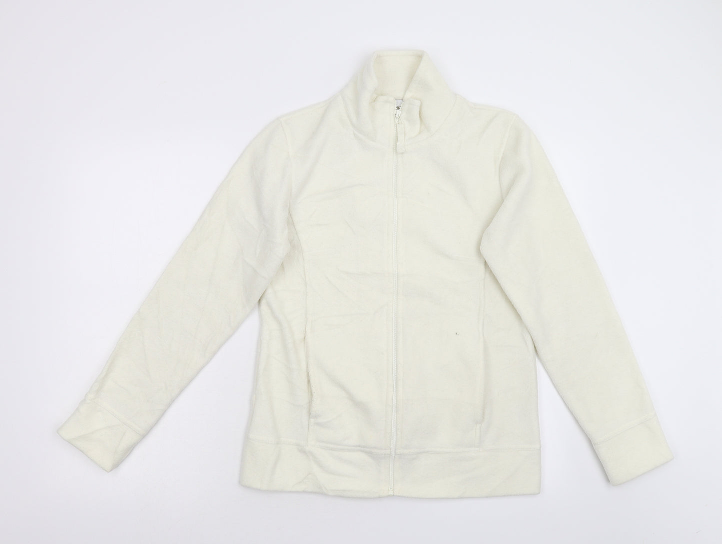EA Womens Ivory  Fleece Jacket  Size S
