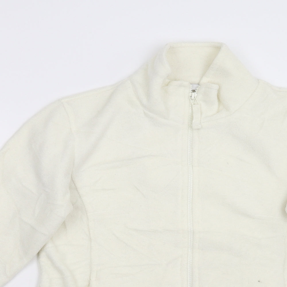 EA Womens Ivory  Fleece Jacket  Size S