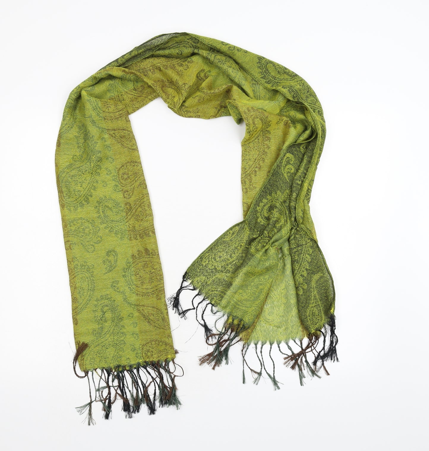 Preworn Unisex Multicoloured Paisley   Scarf