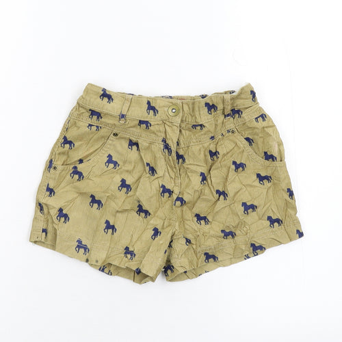TU Girls Brown   Bermuda Shorts Size 9 Years - Ponies
