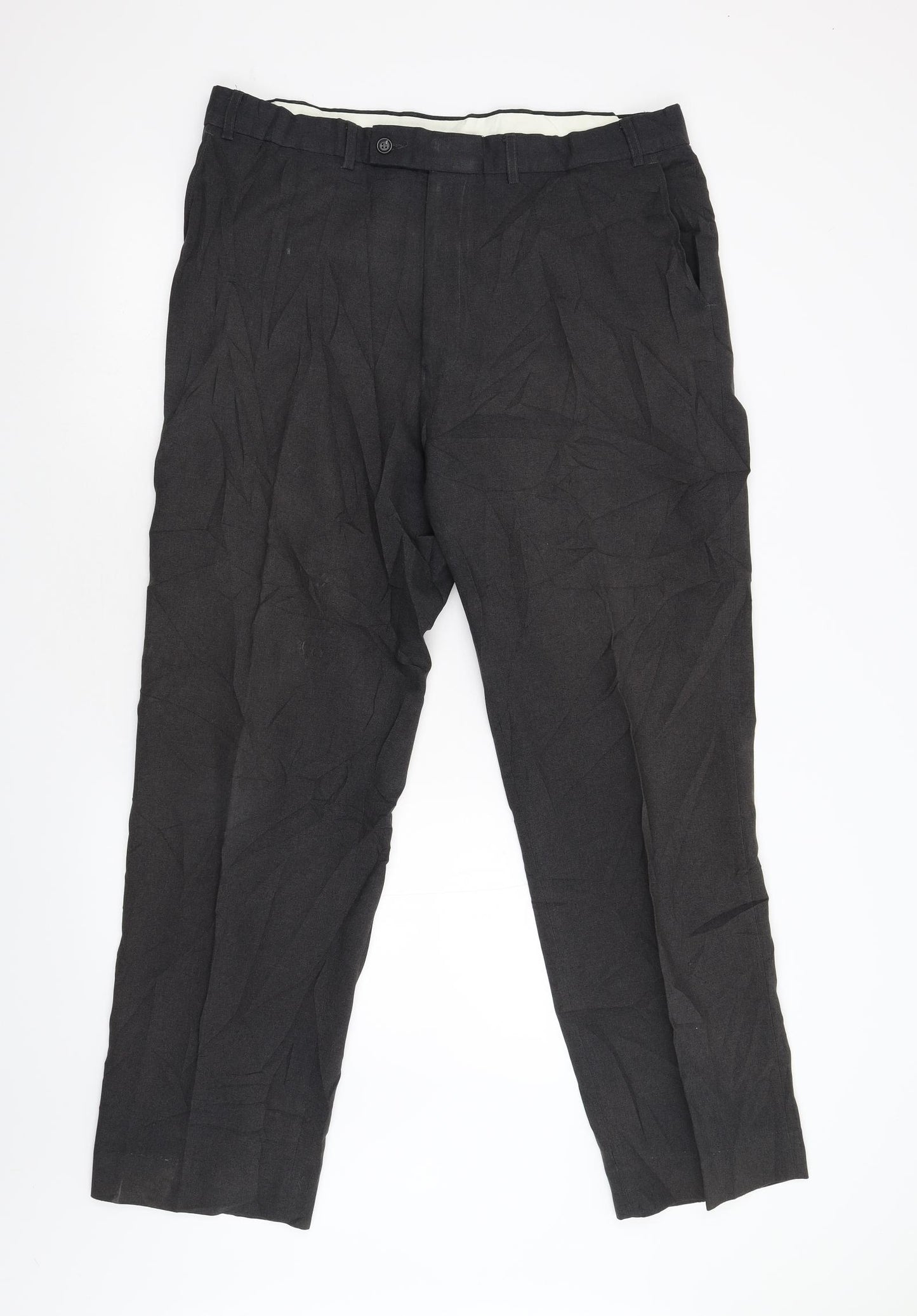 George Mens Grey   Trousers  Size 38 L31 in