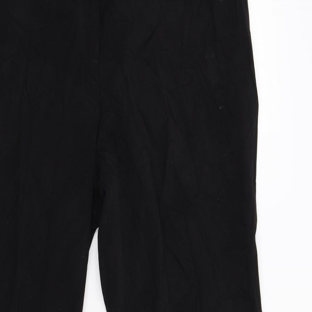M&S Womens Black   Trousers  Size 14 L30 in