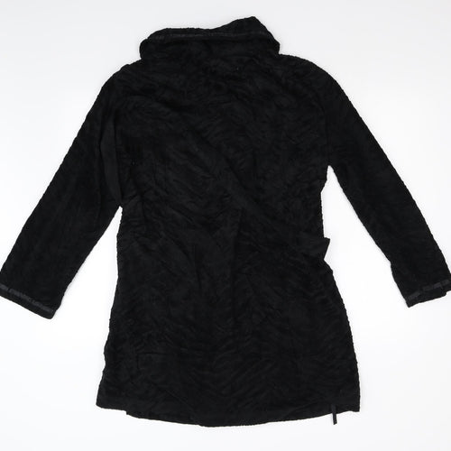 Closer Womens Black  Fleece  Gown Size 14