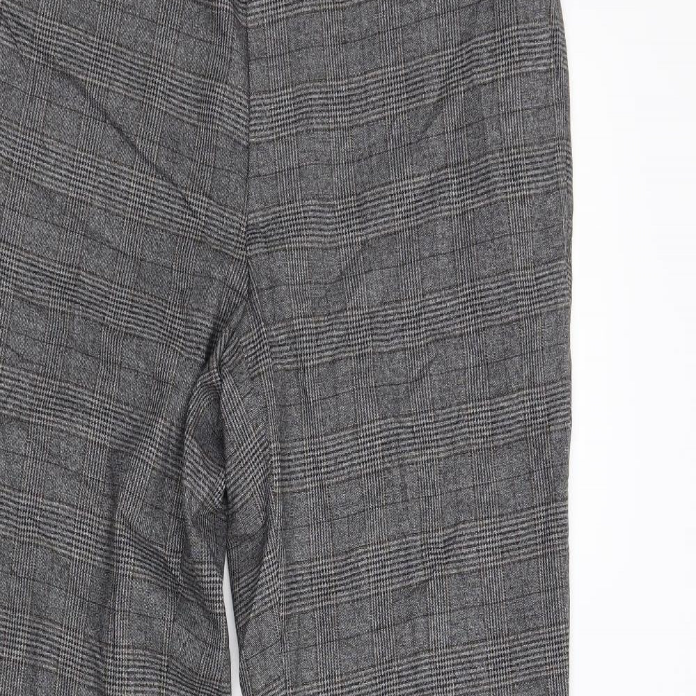 M&S Mens Grey Check  Trousers  Size 32 L32 in