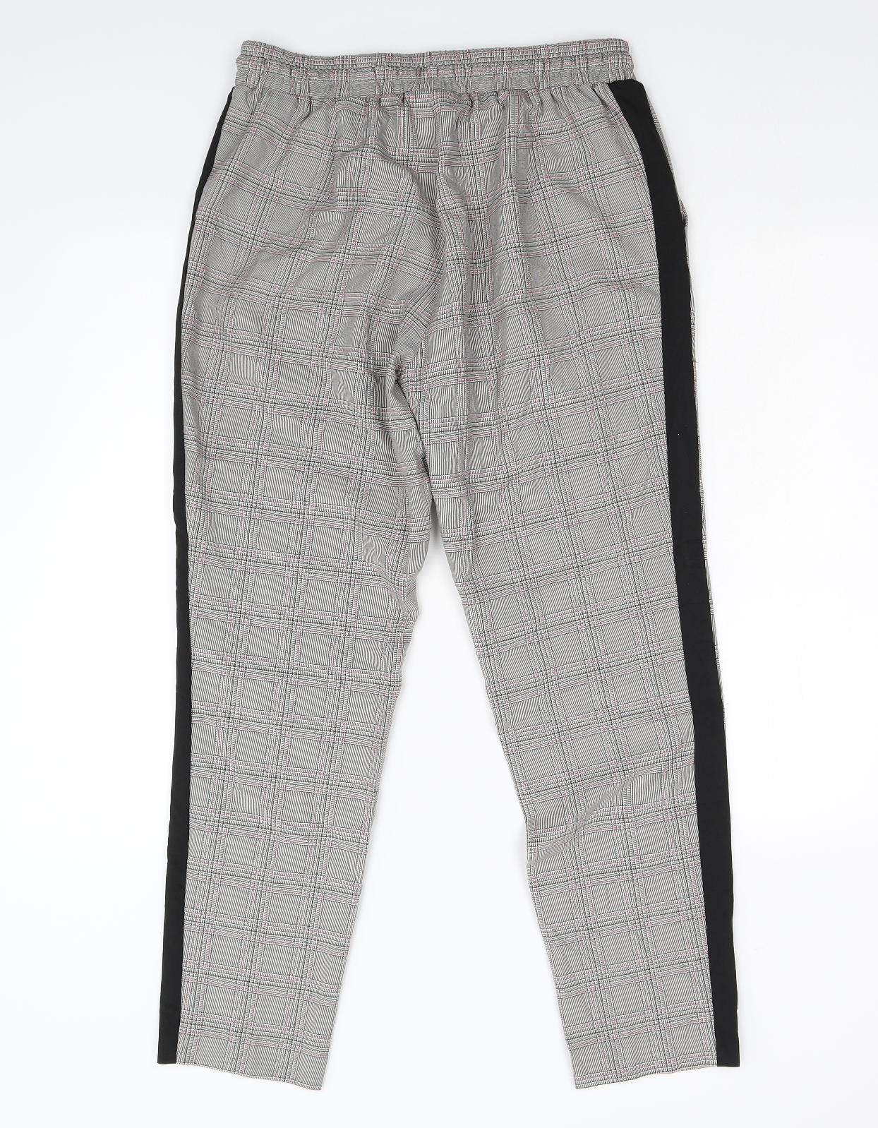 Primark Womens Multicoloured Check  Trousers  Size 12 L28 in
