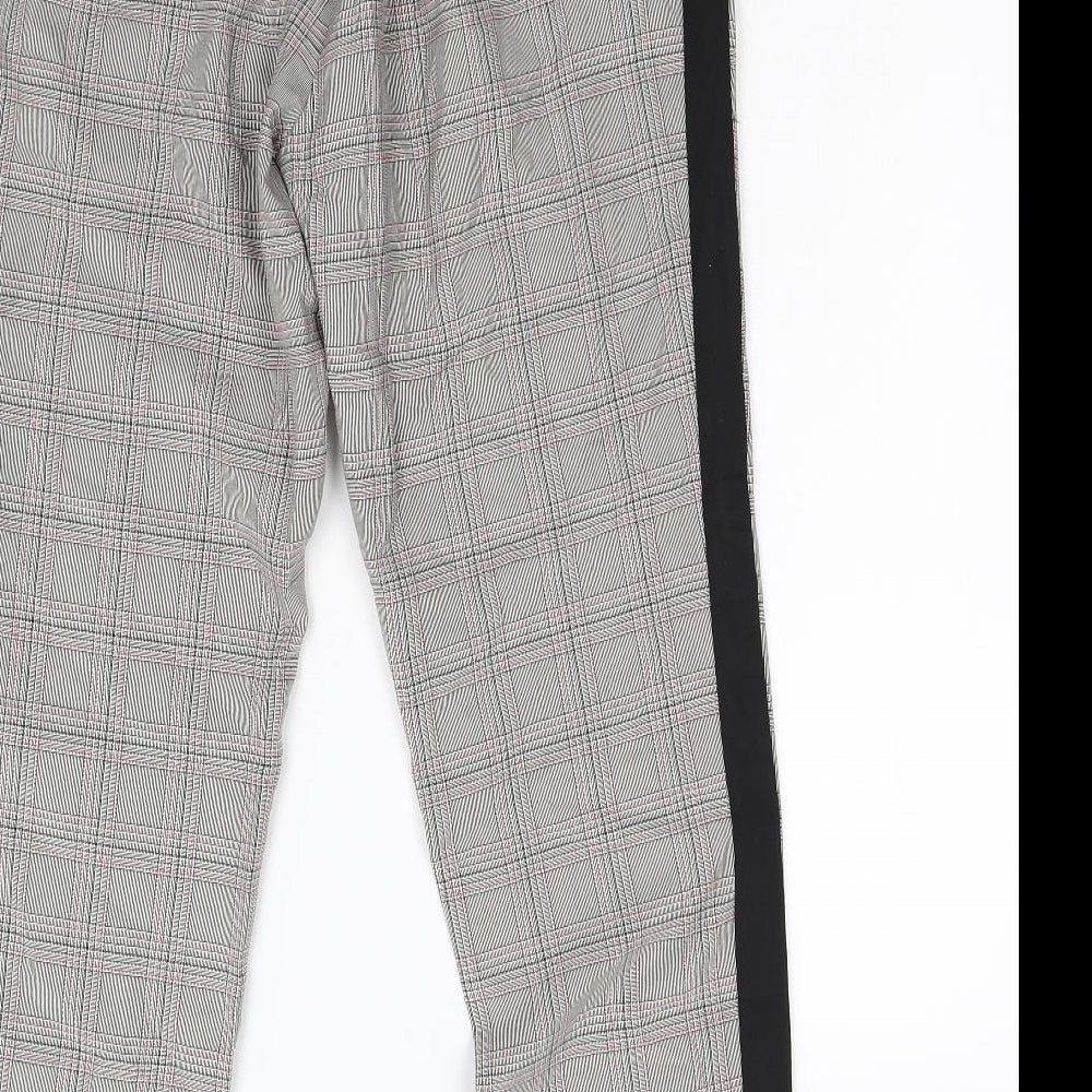 Primark Womens Multicoloured Check  Trousers  Size 12 L28 in