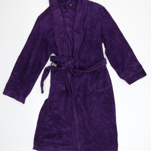 F&F Womens Purple  Fleece  Gown Size M