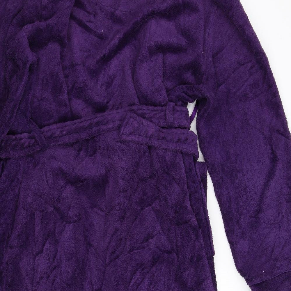 F&F Womens Purple  Fleece  Gown Size M