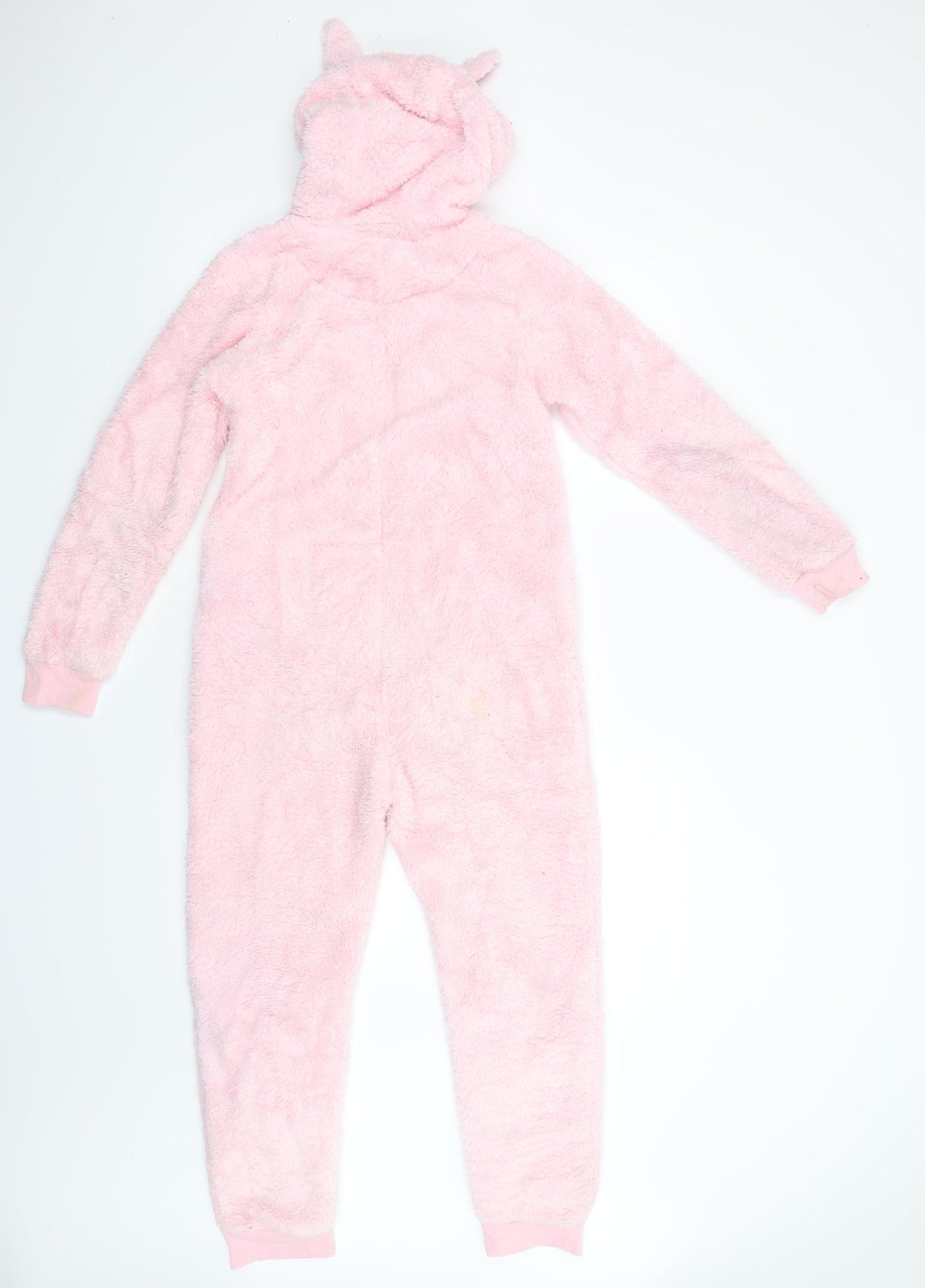 John Lewis Girls Pink  Fleece  One Piece Size 11 Years