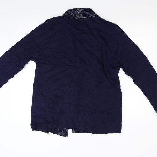 Classic Womens Blue   Cardigan Jumper Size L