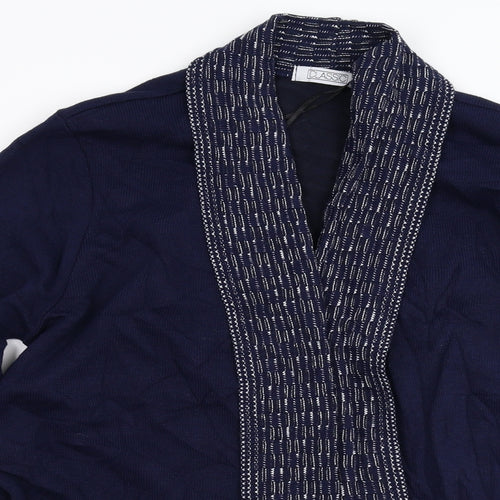 Classic Womens Blue   Cardigan Jumper Size L