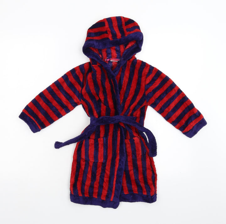 Mini Club Boys Multicoloured Solid Fleece Gown Size 3-4 Years