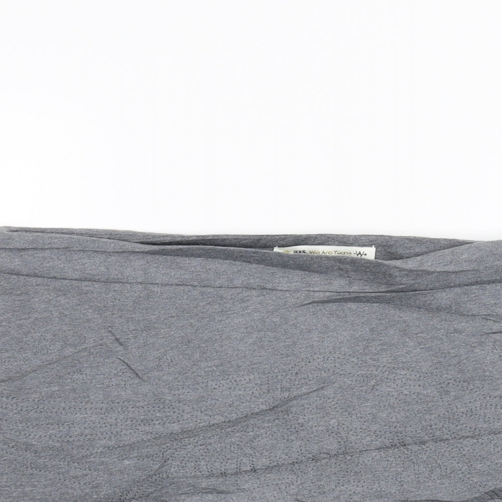 IKKS Womens Grey   Mini Skirt Size S