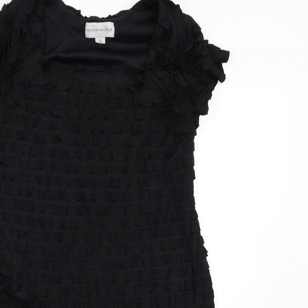 Ronni Nicole Womens Black   Bodycon  Size 10