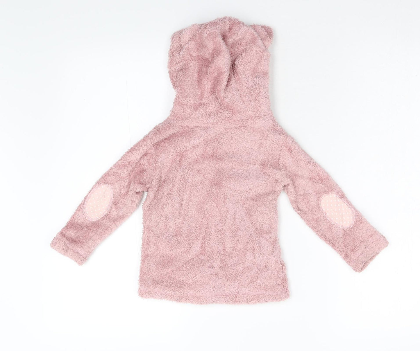 Evie Angel Girls Pink  Fleece Pullover Hoodie Size 2-3 Years