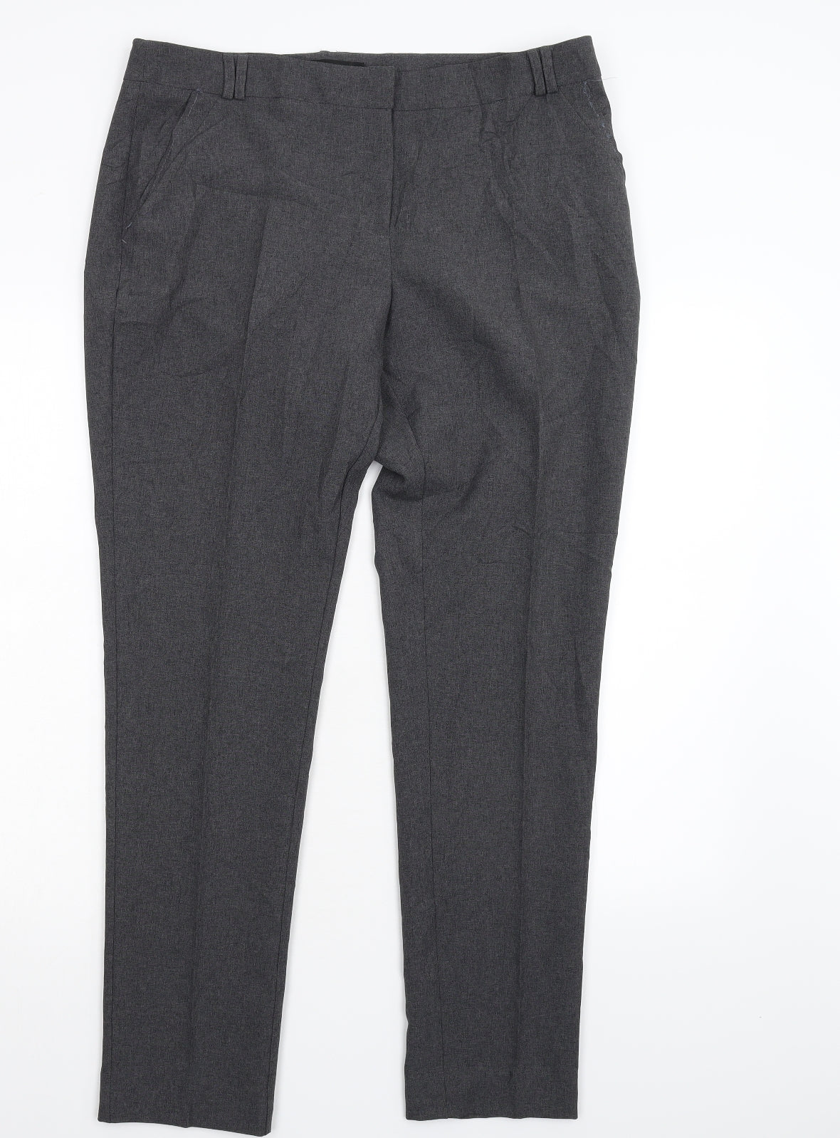 Primark Womens Grey   Trousers  Size 14 L30 in
