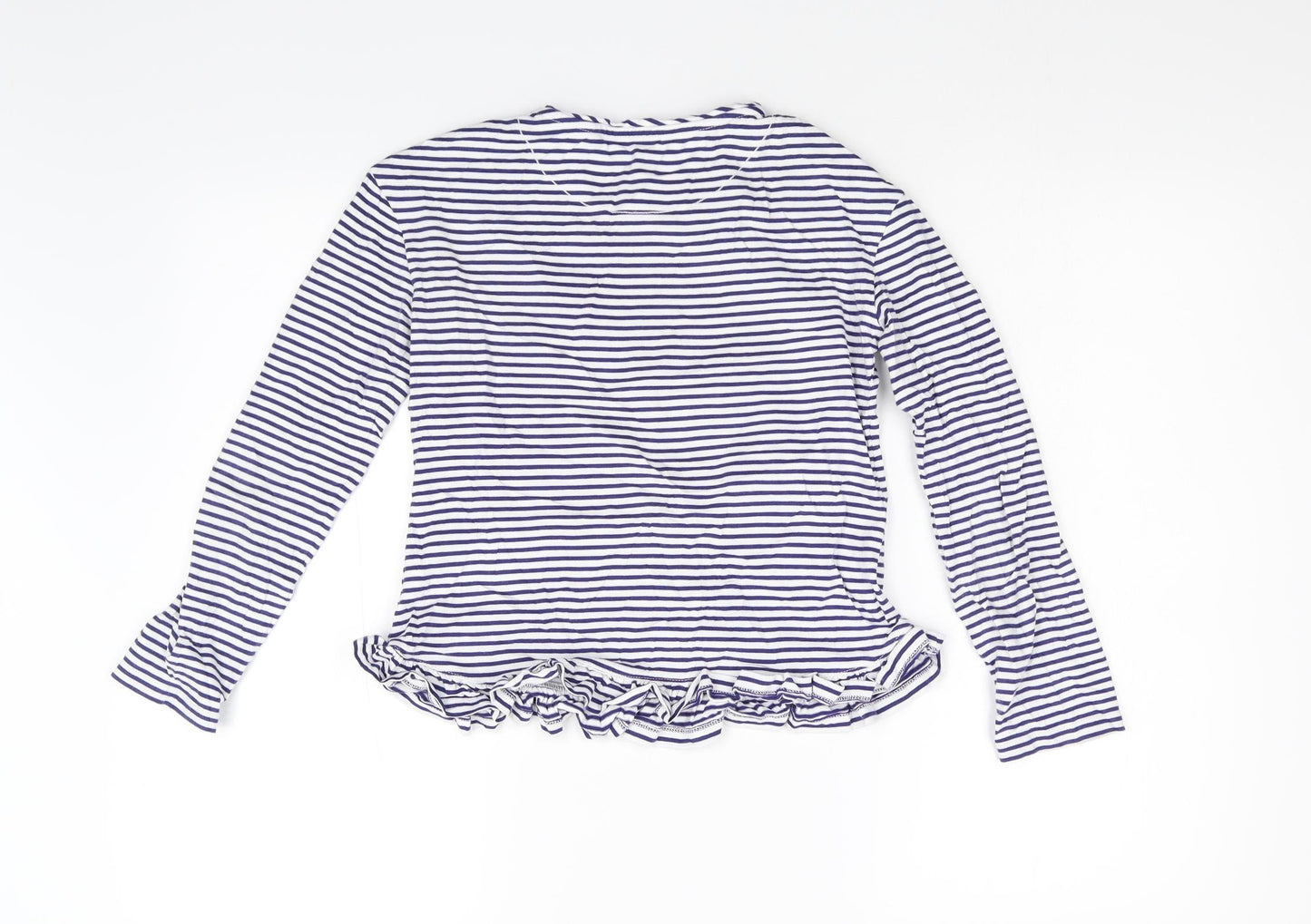 John Lewis Girls Multicoloured Striped  Basic T-Shirt Size 11 Years