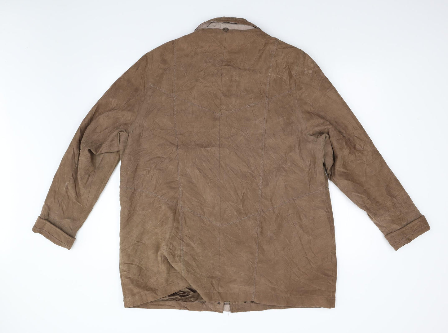 Vicky Smith Womens Brown   Overcoat Coat Size 22