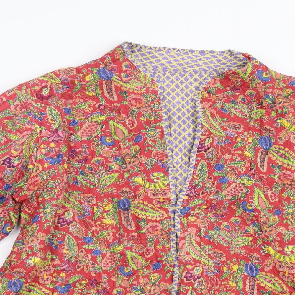 Preworn Womens Multicoloured Floral  Jacket  Size L