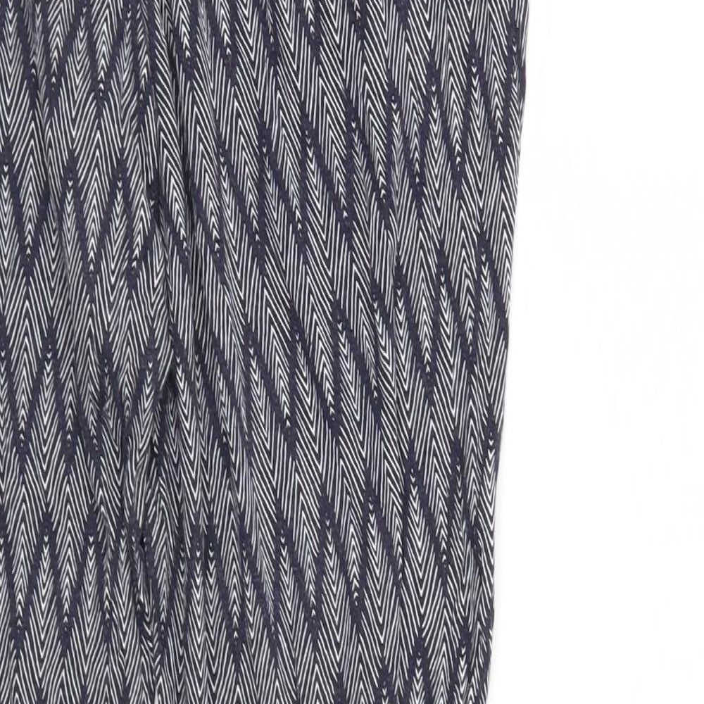 H&M Womens Blue Striped   Leggings Size M L24 in