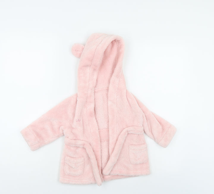 Preworn Girls Pink Gown Size 6-9 Months